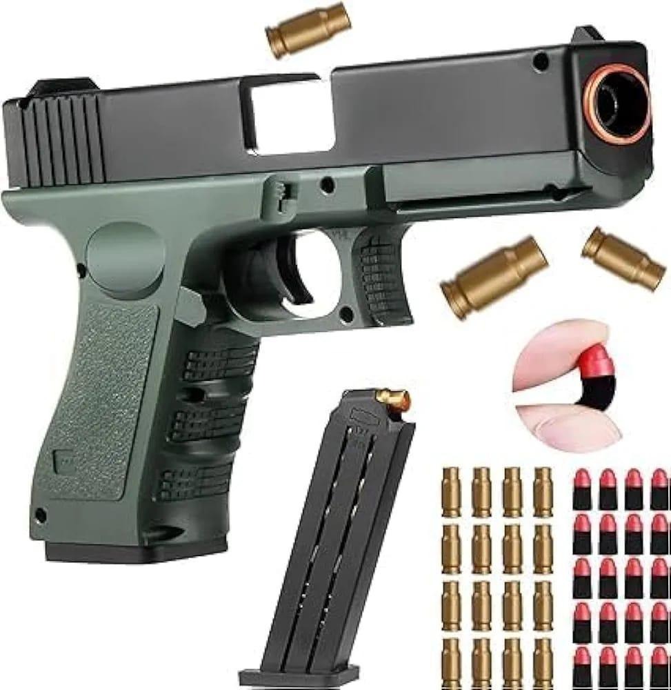 Multicolor Plastic Toy Gun for Boys - 1 Pc